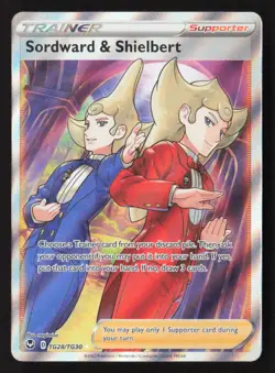 Sordward & Shielbert Ultra Rare Holo SWSH12: TG TG28/TG30 NM Pokemon TCG - Image 1