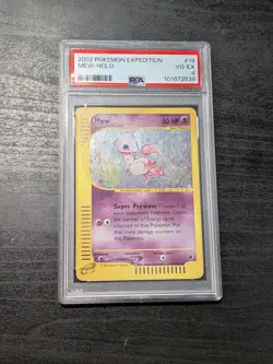 Pokemon Expedition 19 Mew-Holo PSA 4 2002 WOTC - Image 1