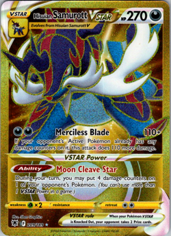 Hisuian Samurott Vstar 209/189 Secret Rare Pokemon TCG Astral Radiance NM - Image 1