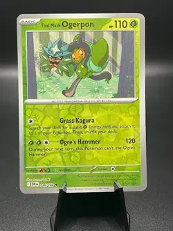 Teal Mask Ogerpon [Reverse Holo] 026/182 Pokemon Destined Rivals - DRI - Image 1