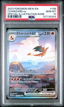 Charizard ex SIR 199/165 Pokemon Scarlet & Violet 151 PSA 10 Gem Mint - Image 1