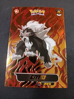 Pokemon Entei Shadow Holo Alpha & Omega Shadow Gold Set B Peru US Seller - Image 1