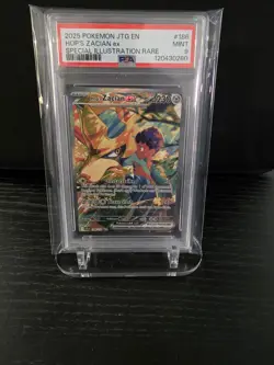 PSA 9 2025 POKEMON JTG EN-JOURNEY TOGETHER SIR HOP'S ZACIAN EX 186 - Image 1