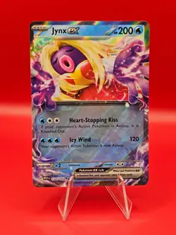 Pokemon TCG Jynx ex 124/165 MEW EN-151 Double Rare Holo NM - Image 1
