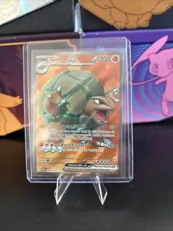 Pokemon TCG Golem EX 189/165 Scarlet & Violet 151 Ultra Rare Full Art LP - Image 1