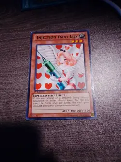 1 x Injection Fairy Lily - BP02-EN018 - Rare - 1st Edition Lp, English - Image 1