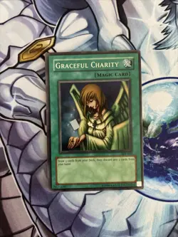 Graceful Charity SDP-040 Super Rare Unlimited Yugioh LP (ST) (5) - Image 1