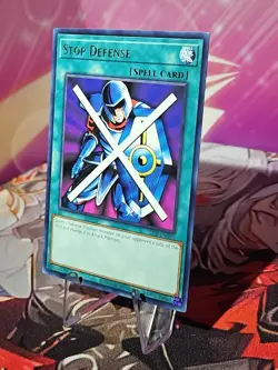 Yu-Gi-Oh! Stop Defense LOB-EN095 25th Anniversary Edition Rare NM - Image 2