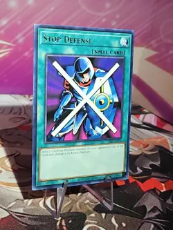 Yu-Gi-Oh! Stop Defense LOB-EN095 25th Anniversary Edition Rare NM - Image 3