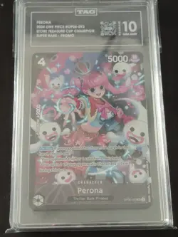 Perona 2024 One Piece #OP06-093, Store Treasure Cup Champion, Super Rare - Promo - Image 1