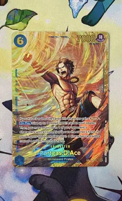 Portgas.D.Ace Alt Art OP13-119 SEC Carrying on His Will One Piece ENGLISH - Image 1