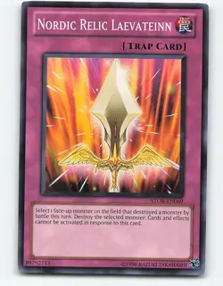 Nordic Relic Laevateinn #STOR-EN069 Yugioh Card - Image 1
