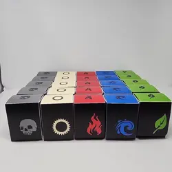Lot of 25 MTG Magic the Gathering TCG Deck Boxes Mana (Legion) 100 Sleeved Cards - Image 3