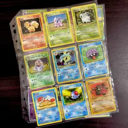 Pokemon Collection Mixed 🔥 Lot of Cards w/ Binder Pages - Image 1