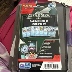 Pokemon ex Battle Deck Chien-Pao 60-Card Deck English Sealed - Image 1