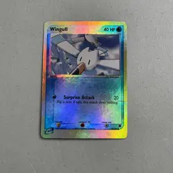 Pokemon TCG 2003 EX Ruby & Sapphire Set Card -- Wingull 77/109 Reverse Holo Foil - Image 1
