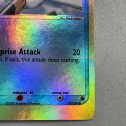 Pokemon TCG 2003 EX Ruby & Sapphire Set Card -- Wingull 77/109 Reverse Holo Foil - Image 3