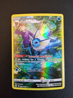Pokemon Vaporeon Holo Rare Card TG02/TG30 Brilliant Stars Sword & Shield - Image 1