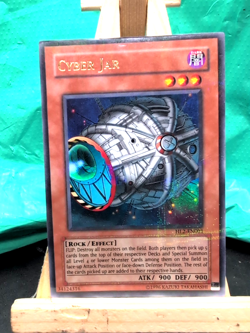 Yu-Gi-Oh Rare First Edition Cyber Jar Dual Spec and 2 extra cards - Image 1