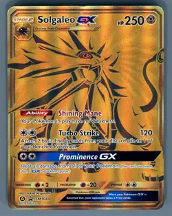 Pokemon Solgaleo-GX (SM104a/219) Alternate Art Holo Card - Image 1