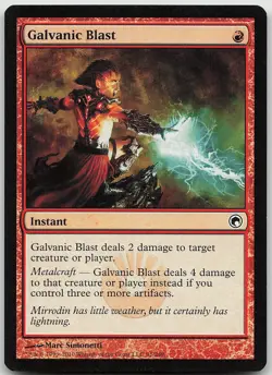 Galvanic Blast 91 Common Scars of Mirrodin NM/LP MTG - Image 1