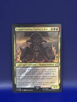 Legate Lanius, Caesar's Ace (Surge Foil) Universes Beyond: Fallout Foil - Image 1