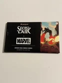 MTG Secret Lair x Marvel's Spider-Man: Heroic Deeds Rainbow Foil - Image 1