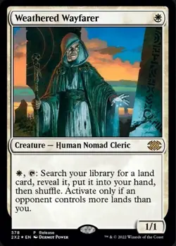 Weathered Wayfarer (Preview Promo) [Double Masters 2022] Magic MTG - Image 1