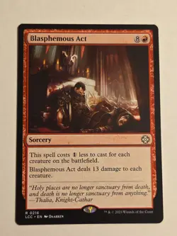 Blasphemous Act X1 LCC MTG Commander Lost Caverns of Ixalan - Image 1