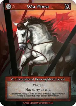 Sorcery Contested Realm 3x (THREE) - War Horse - Arthurian Legends (ART) - Image 1