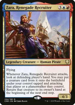 MTG Commander Legends R Zara, Renegade Recruiter #294 - Image 1