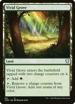 MTG Commander Legends U Vivid Grove #501 PLAYSET x4 4x - Image 1