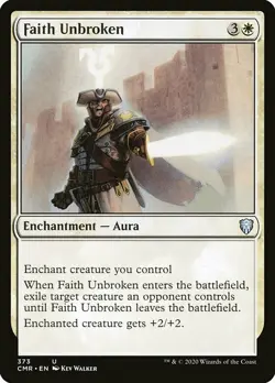 MTG Commander Legends U Faith Unbroken #373 PLAYSET x4 4x - Image 1