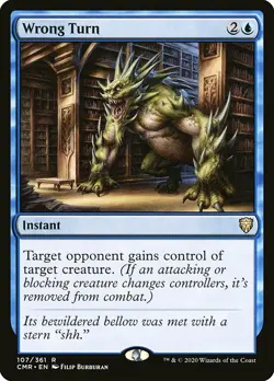 MTG Commander Legends R Wrong Turn #107 - Image 1