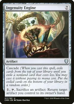 MTG Commander Legends U Ingenuity Engine #317 PLAYSET x4 4x - Image 1