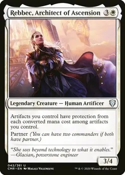 MTG Commander Legends U Rebbec Architect of Ascension #042 PLAYSET (x4) - Image 1