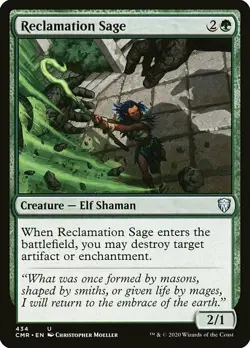 MTG Commander Legends U Reclamation Sage #434 PLAYSET x4 4x - Image 1