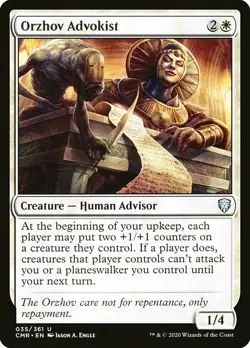 MTG Commander Legends *FOIL* U Orzhov Advokist #035 - Image 1