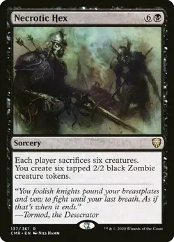 MTG Commander Legends R Necrotic Hex #137 - Image 1