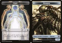 MTG Commander Legends *FOIL* Double-Sided Token Copy #013 Horror #010 - Image 1
