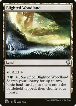 MTG Commander Legends U Blighted Woodland #476 - Image 1