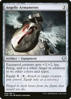 MTG Commander Legends *FOIL* U Angelic Armaments #296 - Image 1