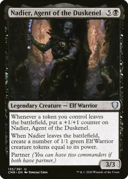 MTG Commander Legends U Nadier Agent of the Duskenel #135 PLAYSET x4 4x - Image 1