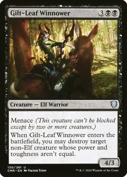 MTG Commander Legends U Gilt-Leaf Winnower #130 PLAYSET x4 4x - Image 1