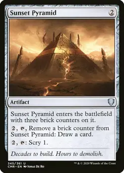 MTG Commander Legends U Sunset Pyramid #345 PLAYSET x4 4x - Image 1