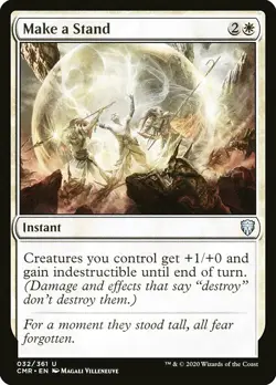 MTG Commander Legends U Make a Stand #032 PLAYSET x4 4x - Image 1