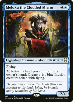 MTG Commander Legends R Meloku the Clouded Mirror #399 - Image 1