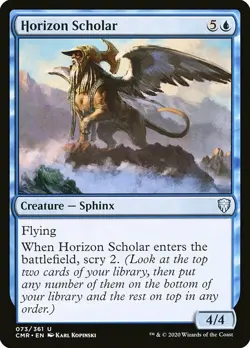MTG Commander Legends U Horizon Scholar #073 PLAYSET x4 4x - Image 1