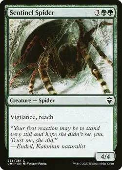 MTG Commander Legends *FOIL* C Sentinel Spider #253 - Image 1