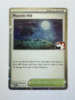 Pokemon TCG - Moonlit Hill - Prize Pack 081/091 Play Stamp Cosmos Holo - Image 1